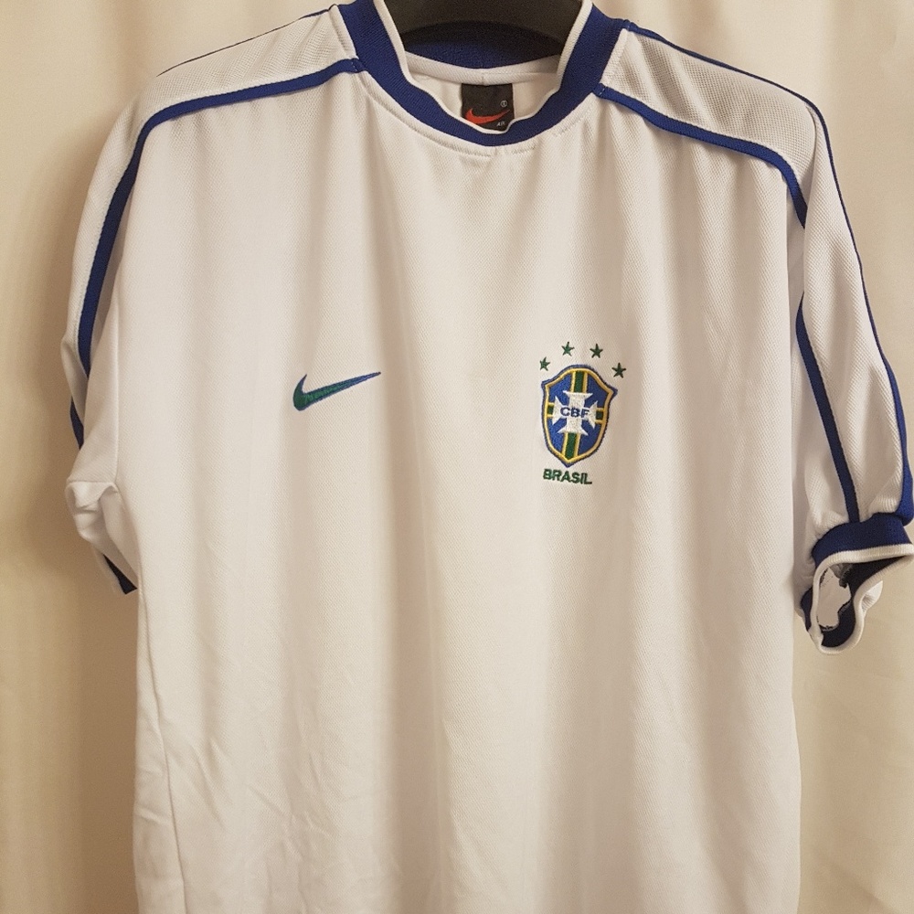 Vintage Nike Brazil Soccer Jersey